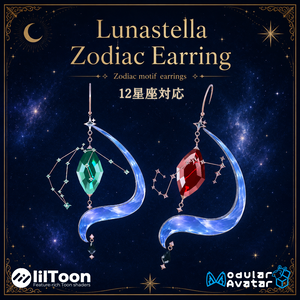 Lunastella Zodiac Earring【12星座】
