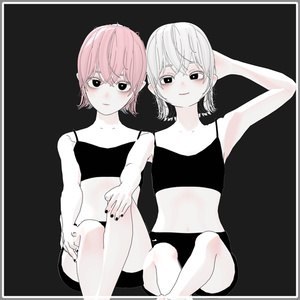 Grus Half-up Short Bob Hair 缩略图 2