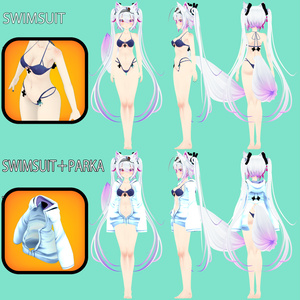 VRアバター用オリジナルモデルBattleDoctorThino「ティノ」VRC VRM設定済み 缩略图 5