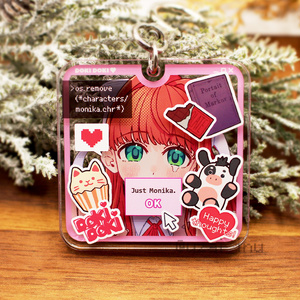 モニカとデートできるアクキー - ゆでたまご - BOOTH