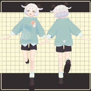 重ね着ニット◆マールカ用衣装 缩略图 2