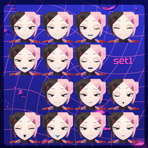 VRC想定オリジナル3Dモデル『Shikiri-シキリ-』 缩略图 5