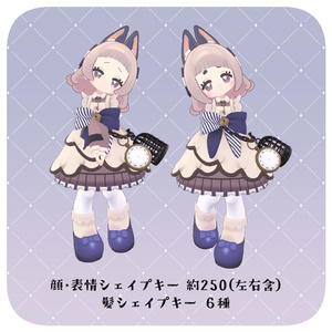 VRC想定オリジナル3Dモデル『クロノティルカ-Clonotilca-』 缩略图 6