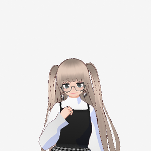 VRM ツインテメガネっ娘