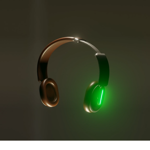 【Blender】ヘッドホン？ヘッドフォン？｜I made headphones somehow.