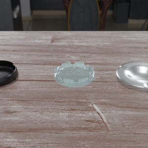 【Blender】よく見る室内用灰皿３点セット｜Set of 3 indoor ashtrays seen frequently