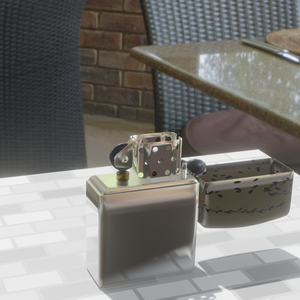 【Blender】Zippo