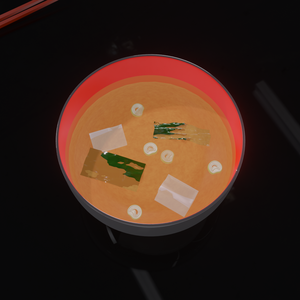 【Blender】味噌汁！｜Miso soup!