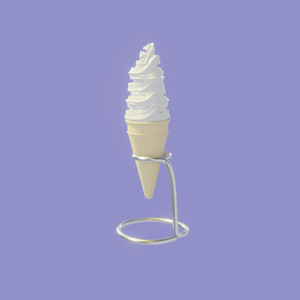 【Blender】ソフトクリーム｜soft serve ice cream (icecream)