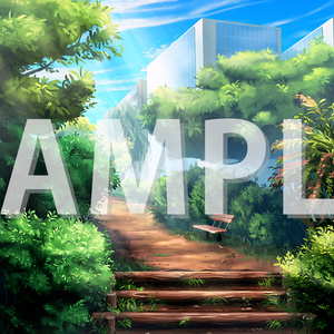 【背景素材】公園2【時間差分3点】