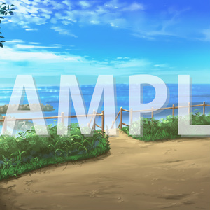 【背景素材】海岸【時間差分3点】
