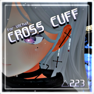 Cross Cuff【VRChat向けアクセサリー】