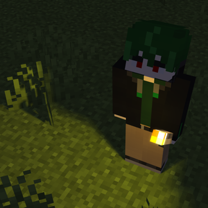 【無料】松明を持ってあたりを照らす「Offhand Torch Addon」【マインクラフト統合版1.26.10】