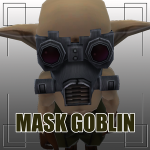 【オリジナル3Dモデル】MASK GOBLIN-マスクゴブリン-