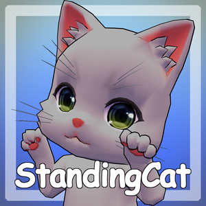 【オリジナル３Ｄモデル】StandingCat