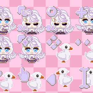 [48x48] Pixel Mouse Cursor free gift from Elia Stellaria's 2026 Birthday Donothon!
