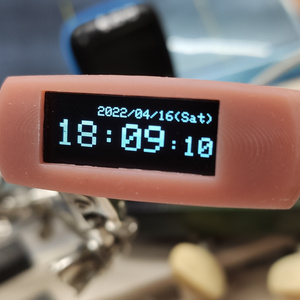 SSD1306 I2C 0.91"128x32OLED液晶ディスプレイモジュール用ケースstl