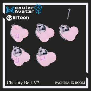 【MA対応・VRChat想定】chastity belt-V2 - Femboy