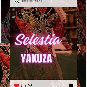 【Selestia】Full body YAKUZA type Girl Tattoos 入れ墨 セレスティア