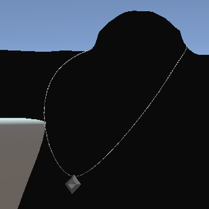 【VRChat用アクセサリー】メタルペンダント
