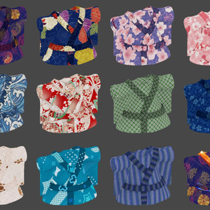 【ヘオン向け衣装】Kimono5 缩略图 2