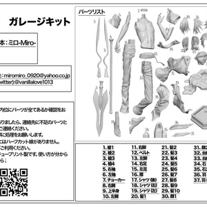 8月下旬お届け予定】「髭剃りバニー」オリジナルガレージキット