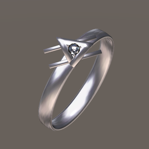 Simple Ring No.01【VRChat向けアクセサリ】