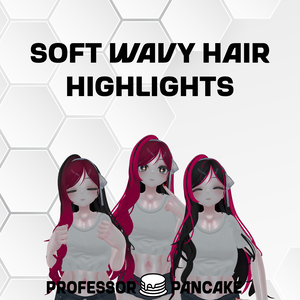 Soft Wavy Hair Highlights / 柔らかいウェーブヘアのハイライト