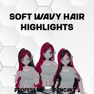 Soft Wavy Hair Highlights / 柔らかいウェーブヘアのハイライト
