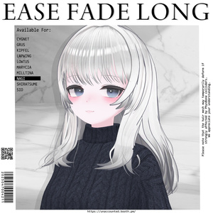 【複数アバター対応】Ease Fade Long Hair #0008 缩略图 5