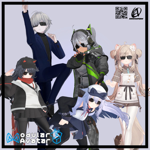 【MA,複数アバター対応】シューティングサングラス Zephyr【脚村屋】 缩略图 6