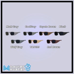 【MA,複数アバター対応】シューティングサングラス Zephyr【脚村屋】 缩略图 7