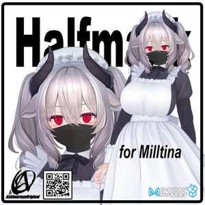【ミルティナ用】ハーフマスク - Halfmask -【MA対応】