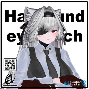 [Multi-Avatar Compatible] Half Round Eyepatch [#Ashimuraya]