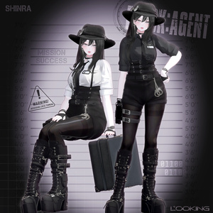 【♟BLACK AGENT♟】17 アバター対応 缩略图 3