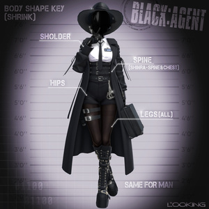 【♟BLACK AGENT♟】17 アバター対応 缩略图 11