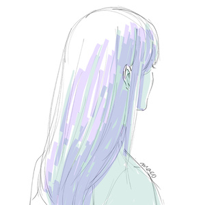 女性　後ろ姿２