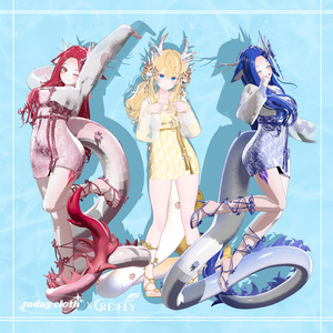 【9アバター対応】Blue Dragon 缩略图 3