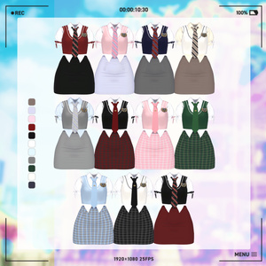 【8アバター対応】Today School uniform 缩略图 6