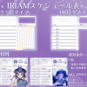 IRIAMスケジュール表