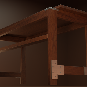 【Free】机【3Dモデル】