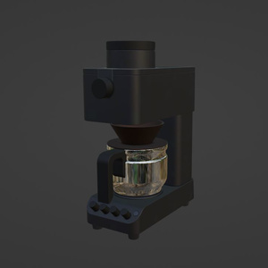 【Free】コーヒーメーカーセット【3Dモデル】