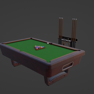 【Free】ビリヤードVer.1.0【3Dモデル】