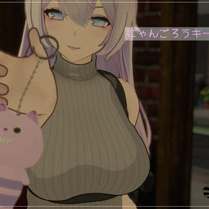 【無料】にゃんごろうキーリング【かわいい】