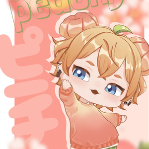 Peachy Chibi ピーチ/ オリジナル3Dモデル