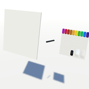 【VRChatワールド用】油絵風 お絵かきギミック SUZUOIL
