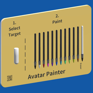 [For VRChat World] Avatar Painter - A Pen to Draw on Avatars