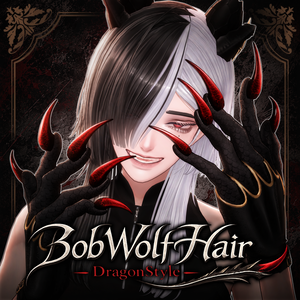 BobWolfHair- DragonStyle -【23アバター対応】
