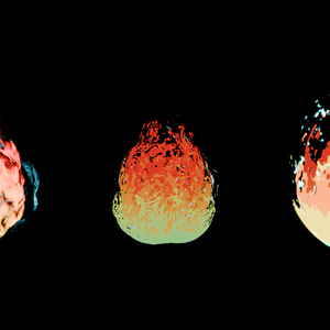 Blender】　炎エフェクト3D　Fire Effect 3D