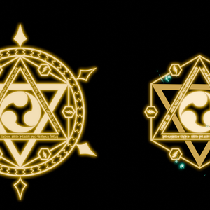【Blender】　雷魔法陣エフェクト　Thunder magic circle effect